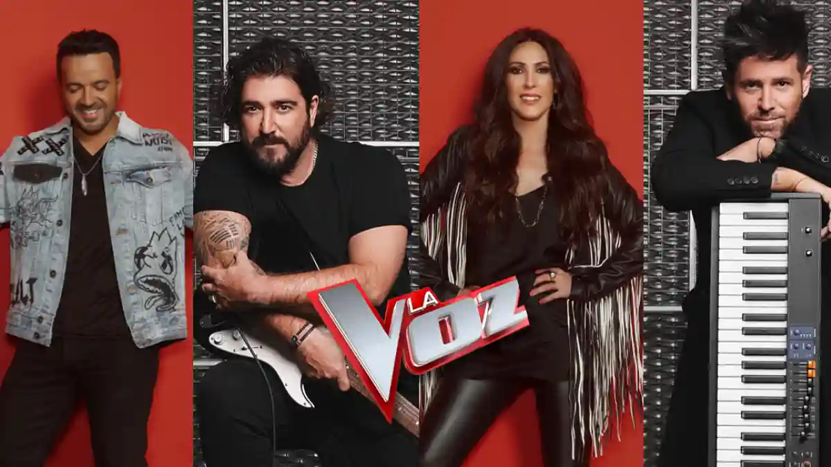 Coaches de La Voz en España - Malú, Luis Fonsi, Pablo López y Antonio Orozco